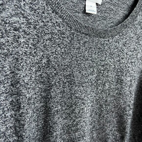 Old Navy Gray & Black Marbled Crew Neck Sweater M - Picture 3 of 5